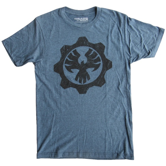 Gears of War Phoenix Omen Cog Videogame T-Shirt - Picture 1 of 3